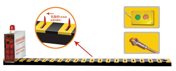 成都新都区V3嵌入式闯岗自动扎胎器/阻车器